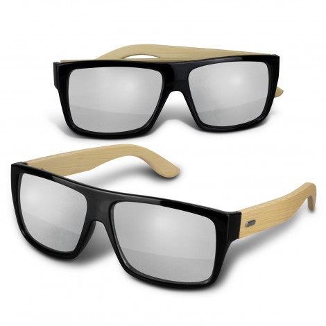 Maui Mirror Lens Sunglasses - Bamboo