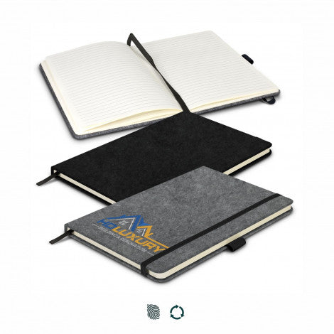 RPET Felt Hard Cover Notebook