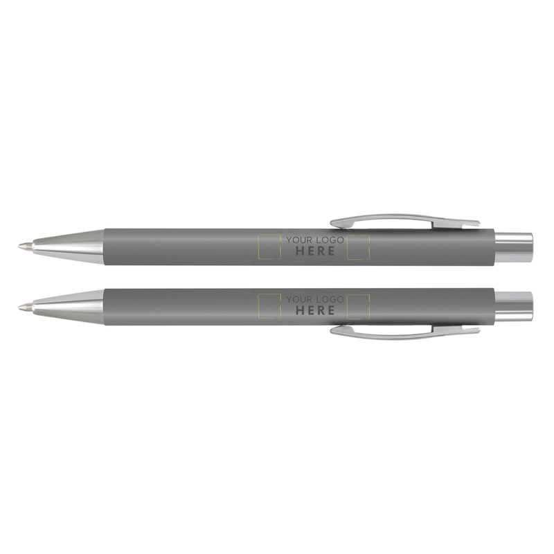 124693 - Lancer Soft-Touch Pen - includes branding (2-colour print)