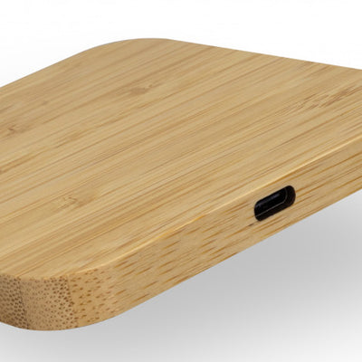 NATURA Bamboo Wireless Fast Charging Hub