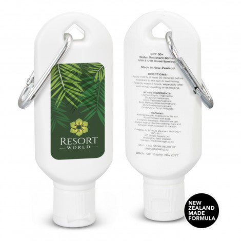 SPF 50+ Sun Gel 50ml Tube with Carabiner