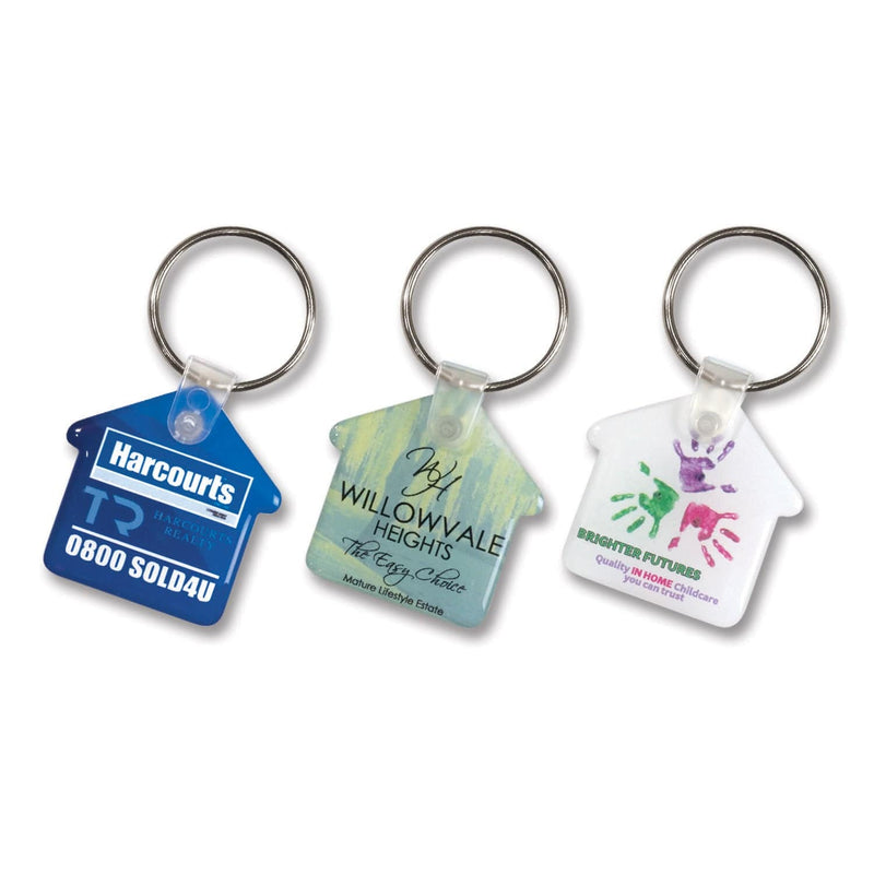 Flexi Resin Key Ring- Price includes a printed logo on 1 panel