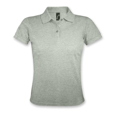 Ladies Polo Shirt- GREY