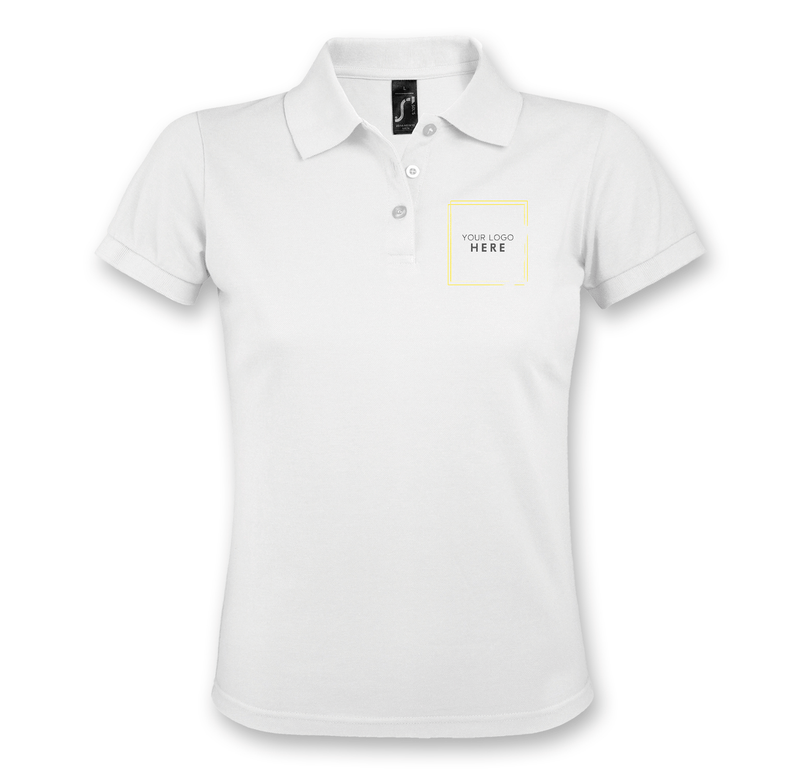 Ladies Polo Shirt- WHITE